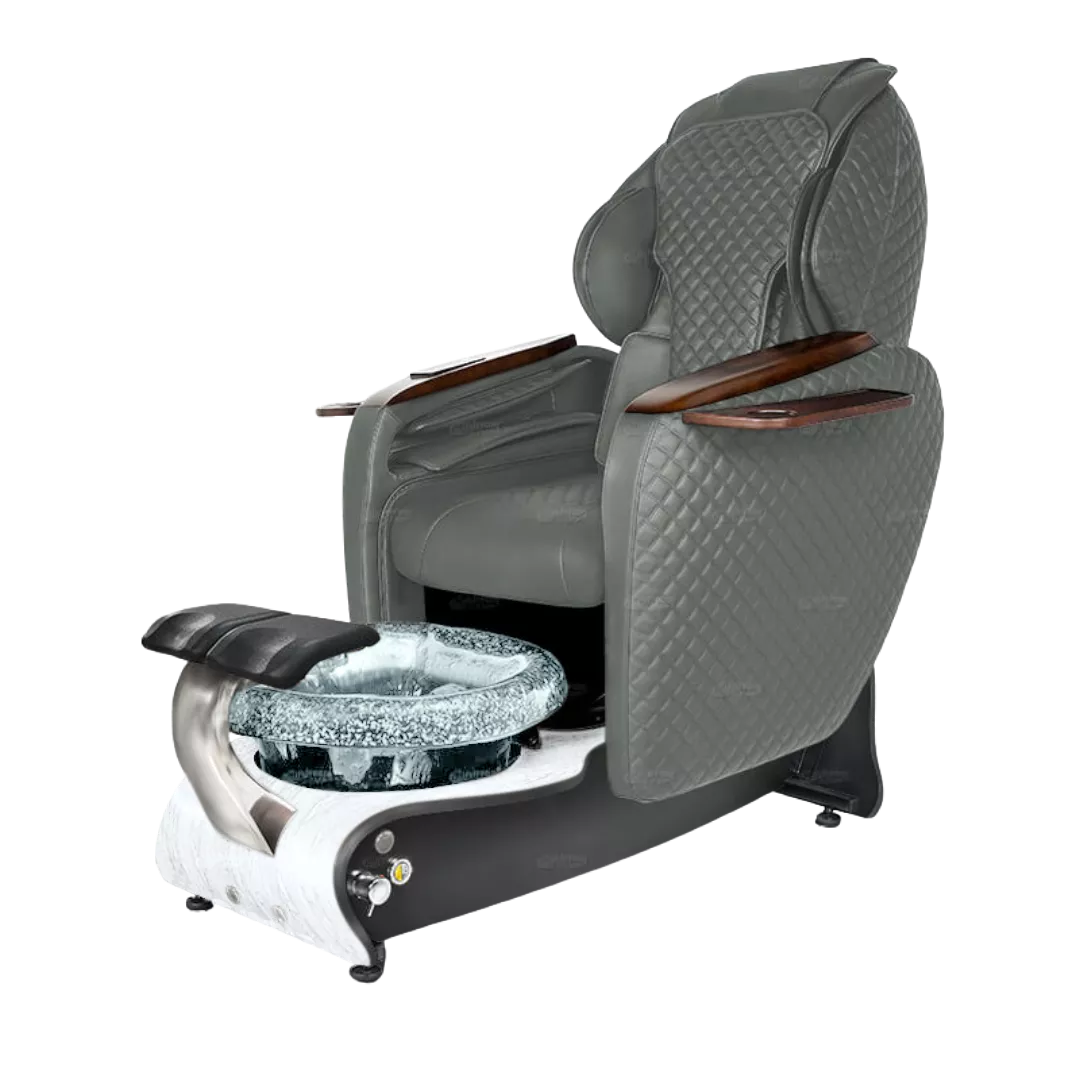 Maravilla Relax Spa - Grey 152with Clear BowlWhite Gloss Laminate Base