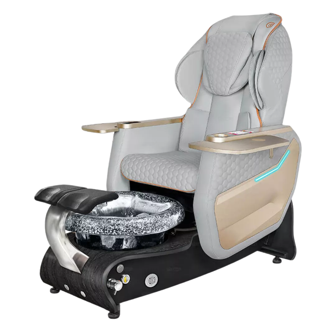 Maravilla Relax Spa - Grey 160with Black BowlBlack Gloss Laminate Base