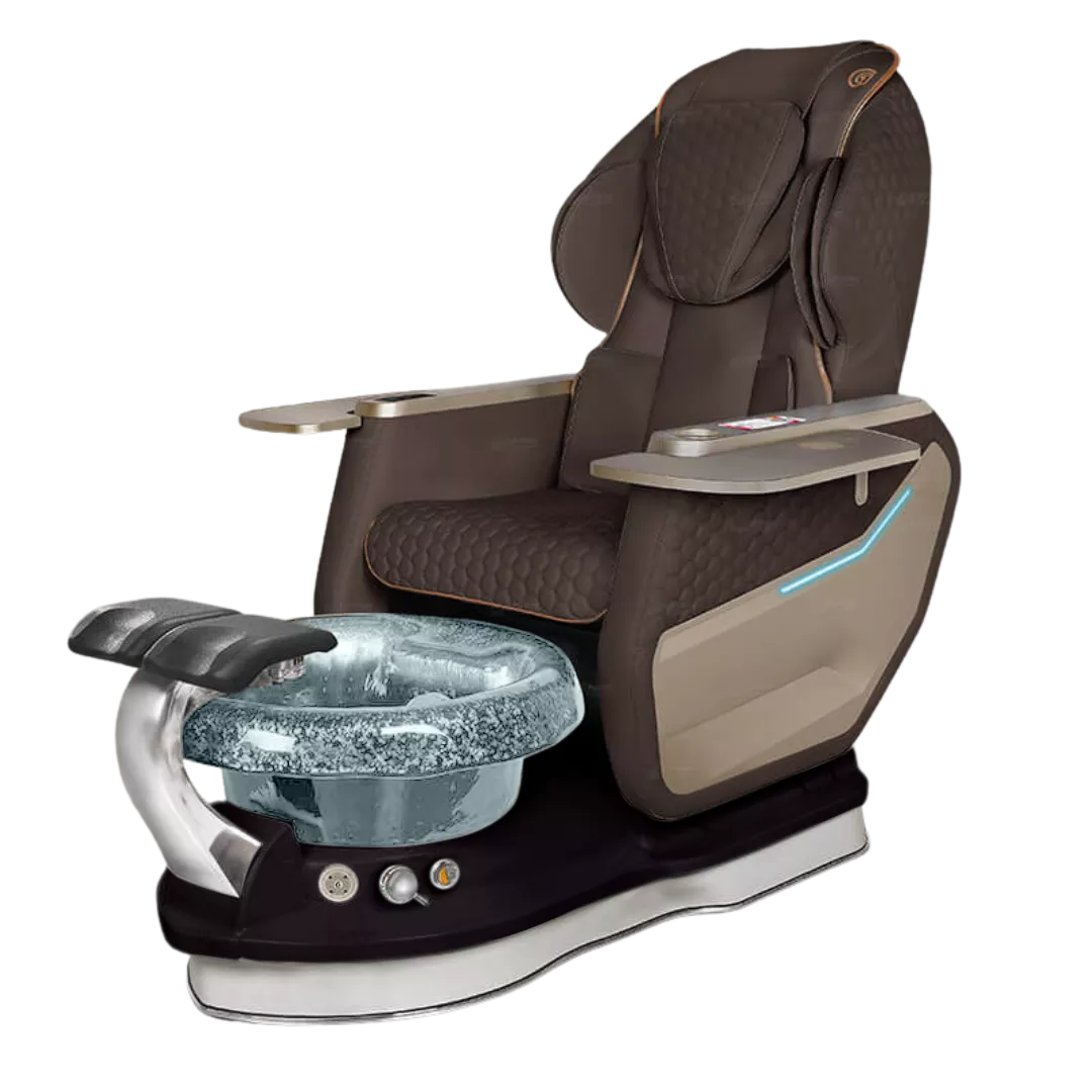 Miranda Relax Spa - Chocolatewith Clear BowlBlack Base