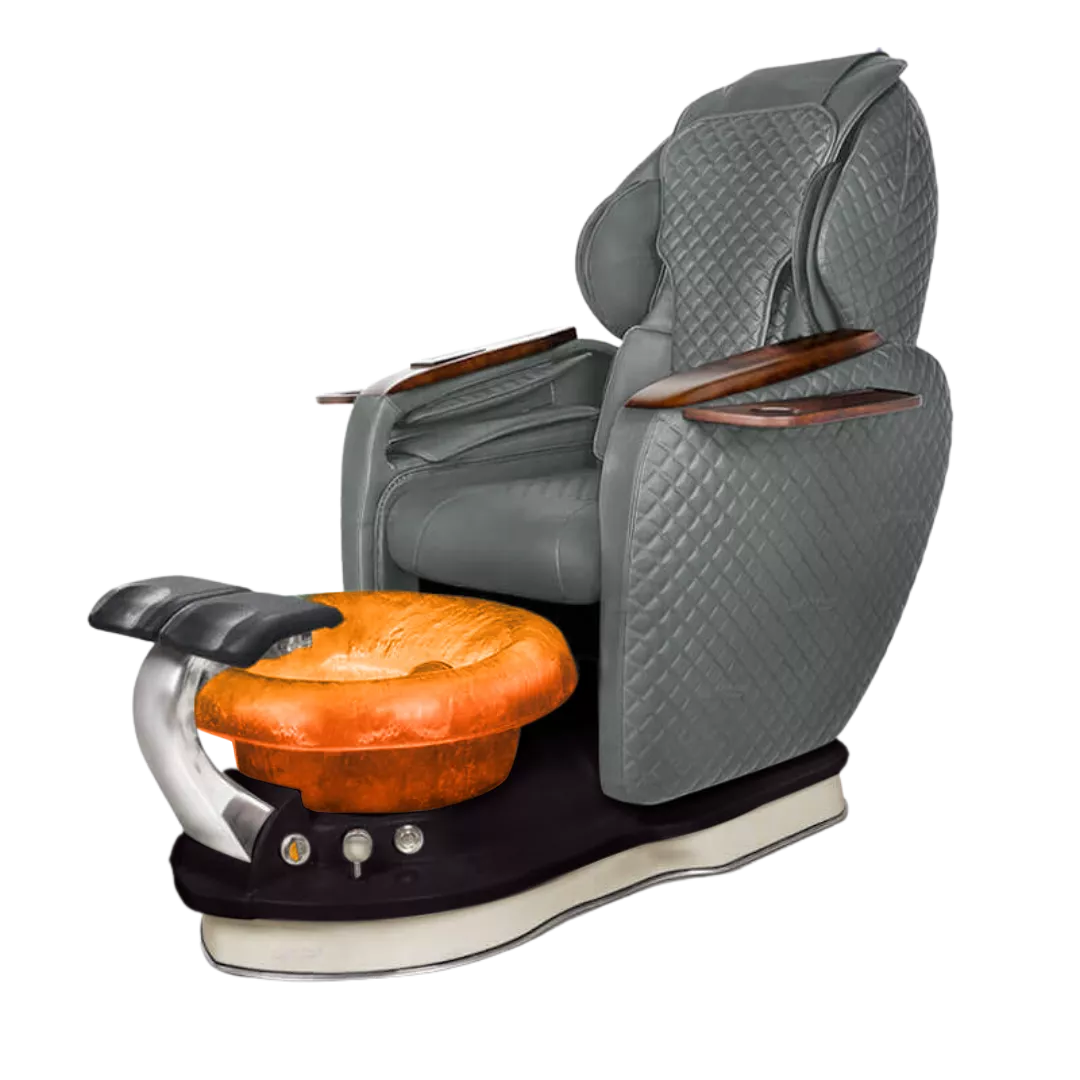 Miranda Relax Spa - Grey 152with Gold BowlBlack Base