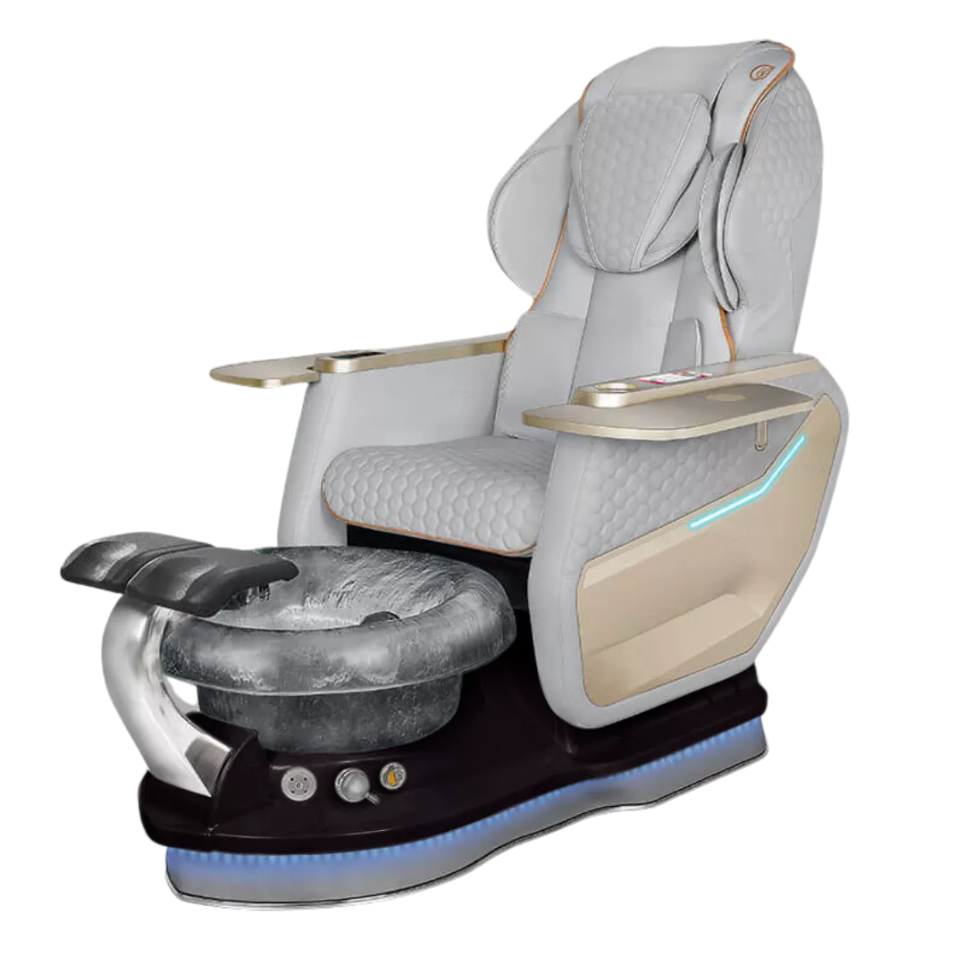 Miranda Relax Spa - Grey 160with Black BowlBlack Base