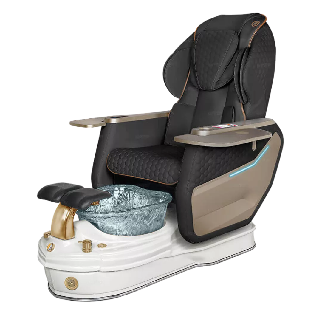 Super Relax 2 Spa - Blackwith Clear BowlPearl White Base