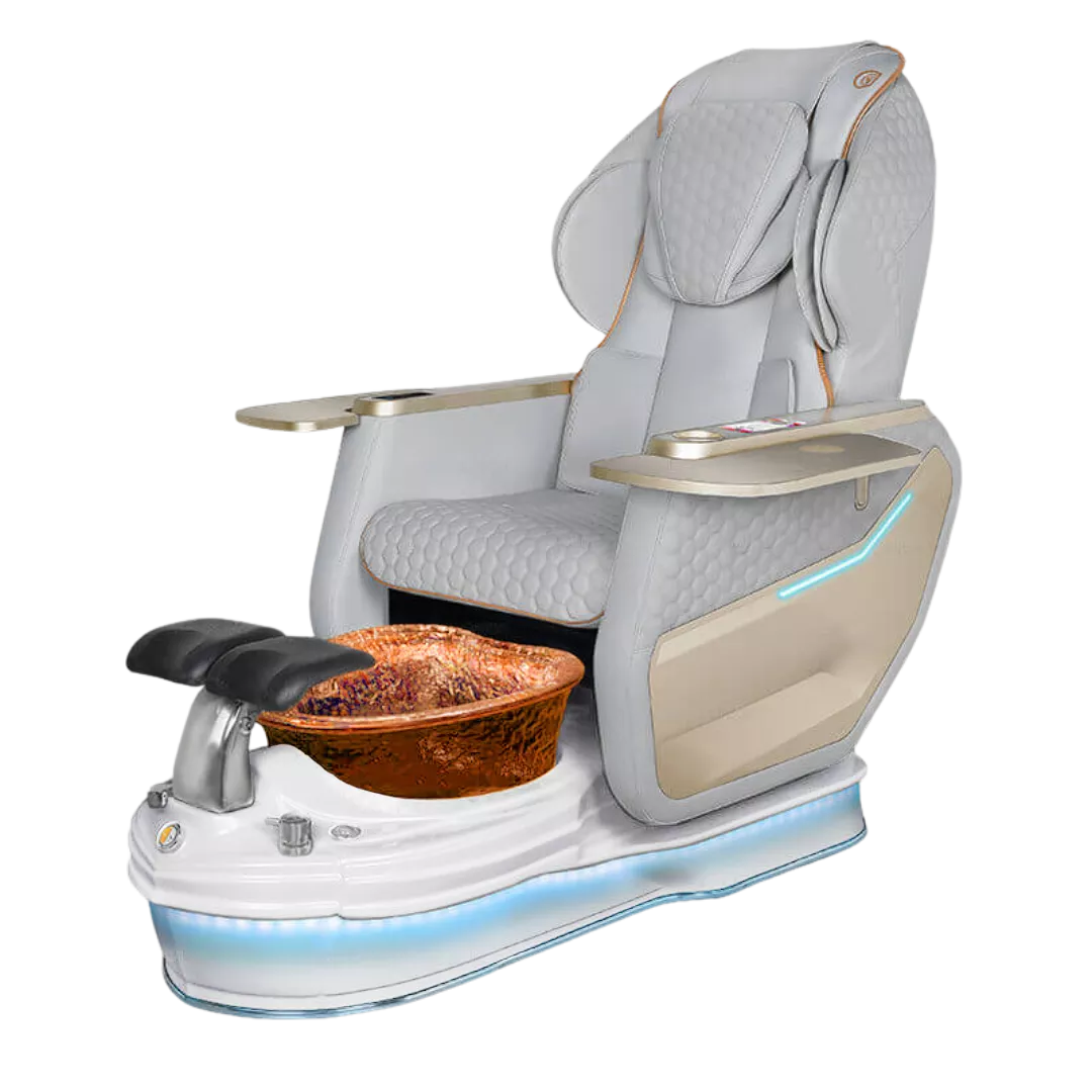 Super Relax 2 Spa - Grey 160with Gold BowlPearl White Base